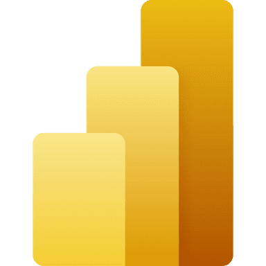 Power BI (Microsoft) logo