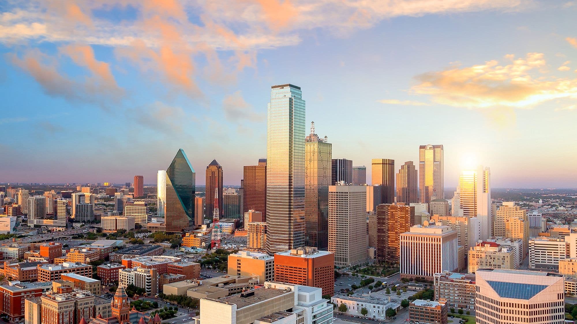 Modern real estate skyline and luxury property development